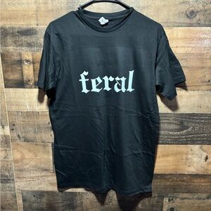 “Feral” graphic Tshirt